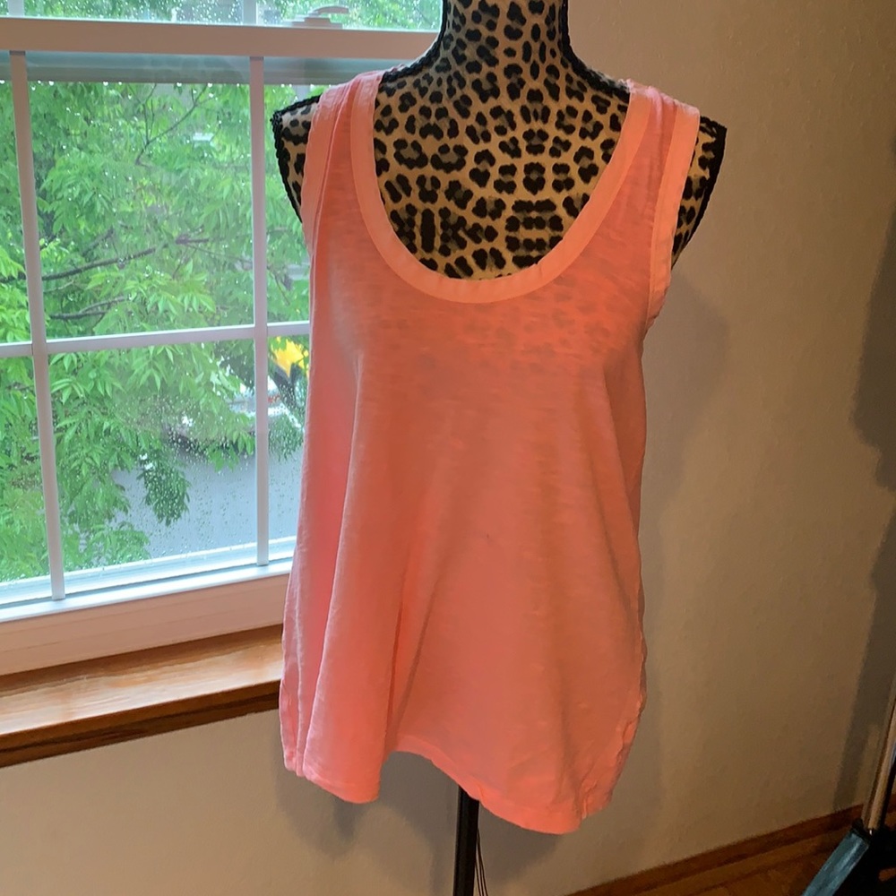 Cotton candy pink racer back tank